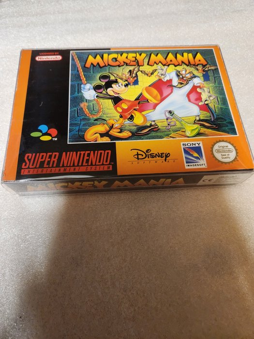 Nintendo - SNES - Mickey Mania - Videopeli - Alkuperäispakkauksessa