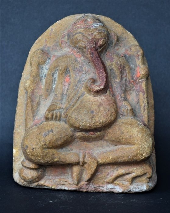 象頭神鵰像 - 石 - 印度 - 19世紀