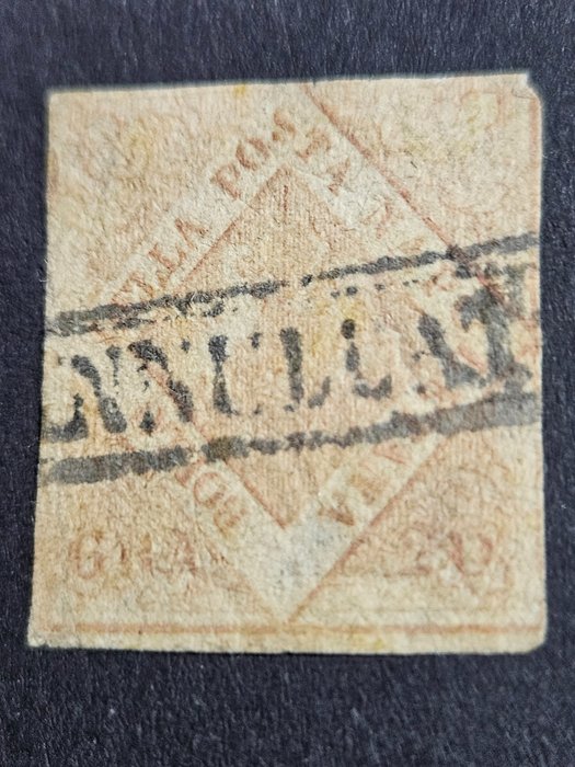 Italian Ancient States - Sicily 1858/1858 - Two Sicilies,Scott No.6,used