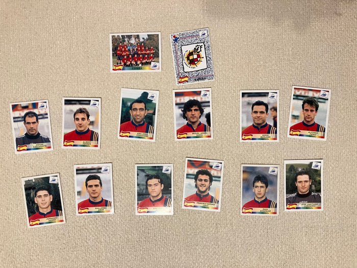 Panini - World Cup France 98 - Spain PopUp - 14 Loose stickers