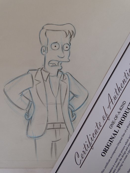Matt Groening - 1 Original drawing - The Simpsons - Personage