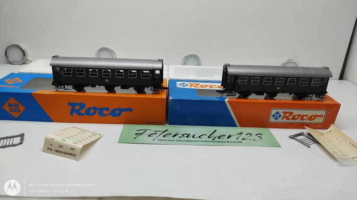 Roco H0 - 44252 - Modeltog passagervogn (2) - DB