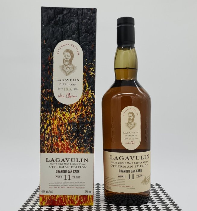 Lagavulin 11 years old - Offerman Edition - Charred Oak Cask - Original bottling  - 750ml