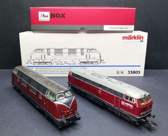 Märklin H0 - 33803/from set 29845 - Locomotiva diesel (2) - V 200 e V 160 "aniversário" - DB