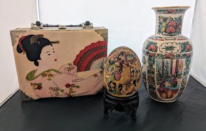 Temasamling - Samling af japanske dekorationsgenstande - Japans en Chinees