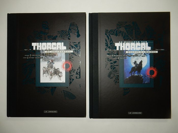 Rosinski + Surzhenko - 2x luxe Thorgal - Zwaardboot + Wolvin 1 - Met ex-libris - gesigneerd - 2 Album - Pierwsze Wydanie - 2011