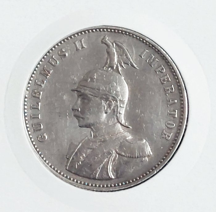 德国东非. Wilhelm II. (1888-1918). 1 Rupie 1905 J  (没有保留价)