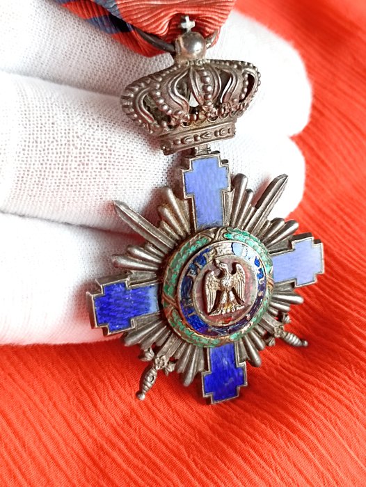 Rumanía - Ejército/Infantería - Medalla - Star of Romania