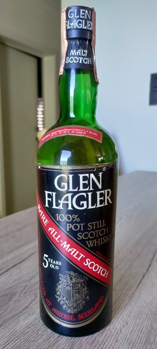 Glen Flagler 5 years old - Original bottling  - b. ca. 1970 - 75 cl