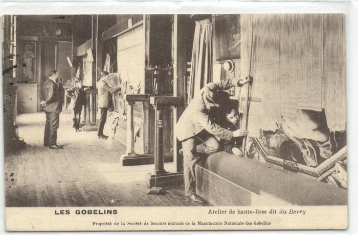 Francja - Old Crafts Paris - Różne zawody z życia Paryża - w tym: Sprzedawcy, kuźnia, litografie - Pocztówka (36) - 1900-1930