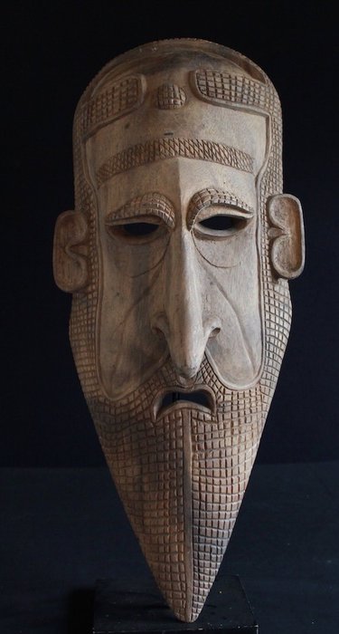 Tambanum 山牆面具 - 71 厘米 - 巴布亞紐幾內亞  (沒有保留價)