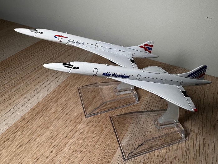 模型飞机 - 法国航空协和飞机/英国航空协和飞机