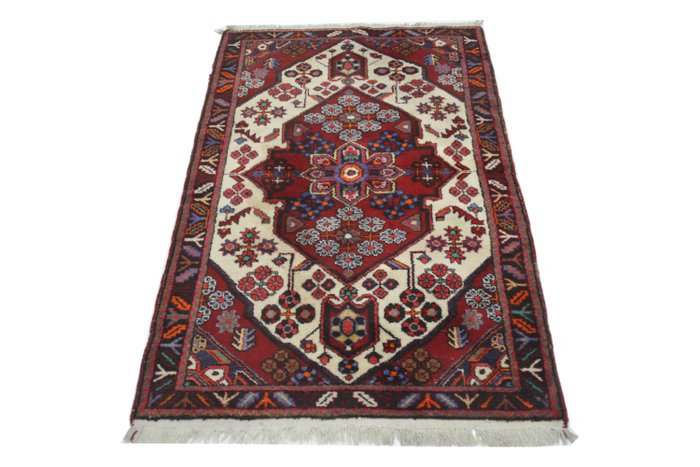 Käsinsolmittu persialainen matto Zandjan villaa - Matto - 158 cm - 104 cm