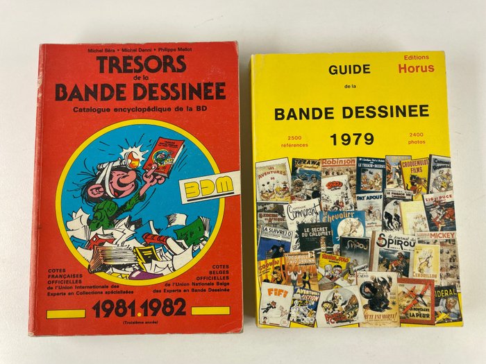 Trésors de la Bande dessinée - Guide BDM Nr 1 + Nr 2 - 2x B - 2 Albumit - Ensipainos - 1979/1980