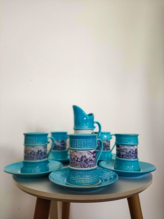 1950/60's Sicas Sesto Fior - Serviciu de ceai (12) - Ceramică, Porțelan