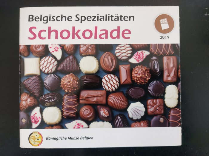 比利时. Year Set (FDC) 2019 “Schokolade”