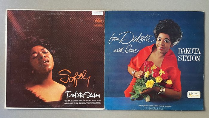 Dakota Staton - Softly & From Dakota with Love (1st U.S. mono pressings) - Diverse Titel - LP-Alben (mehrere Objekte) - 1. Mono-Pressung - 1960
