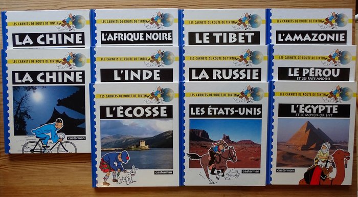 Tintin - 11 Diários de viagem de Tintim