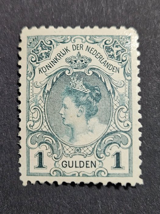 荷蘭 1899/1905 - 荷蘭 1gulden 1899/1905，全新郵票 - NVPH # 77