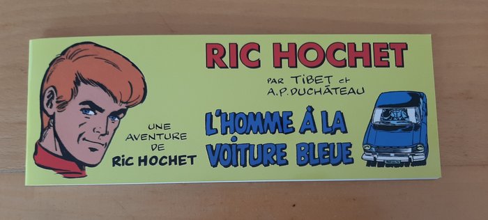 Ric Hochet - L'Homme à la voiture bleue - B - 1 Album - Περιορισμένη έκδοση - 2023