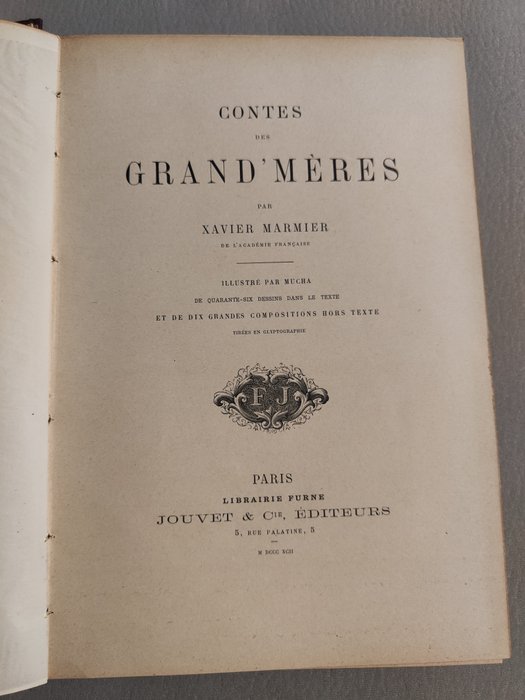 Xavier Marmier, Alphonse Mucha - Contes des Grand Mères - 1892