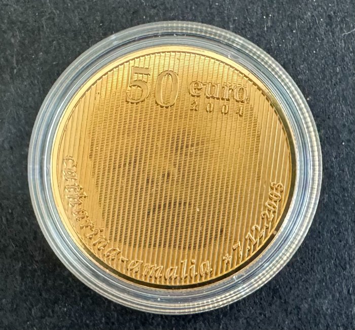 Hollandia. 50 Euro 2004 "Koninklijke Geboortemunt" Proof