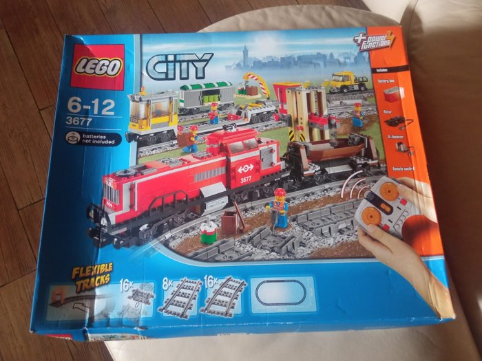 LEGO - Lego City 3677 - Red Cargo Train - 2010-2020