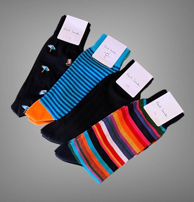 Paul Smith - Lot of 4 new pairs of soc - 時尚配飾套裝
