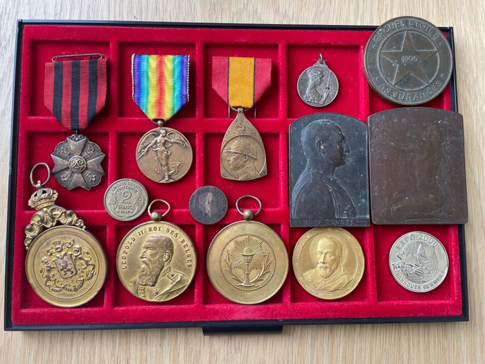Belgien - Medaille - Batch of belgian awards