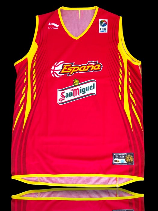selección Española de Baloncesto - NBA Basketbal - 2009 - Basketball jersey