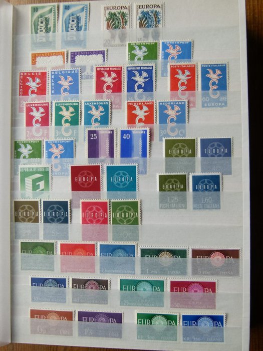 Europa CEPT 1956/1996 - Large lot Europe CEPT 1956-1996 MNH **