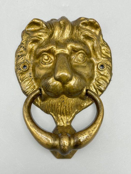 Dørklinke (1) - Schitterende authentieke leeuwen deurklopper. - Barokk - 1950-1974 