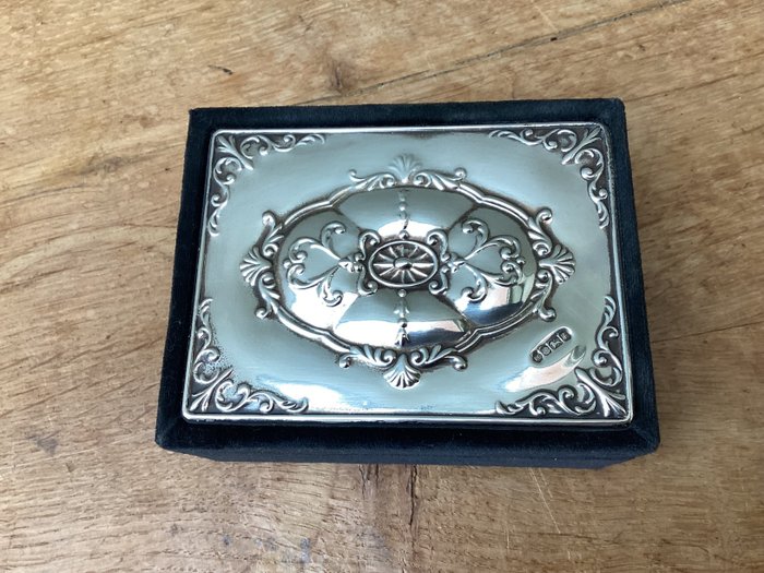 Carrs Sheffield - Smykkeskrin - 925 sterling sølv, tre med velour