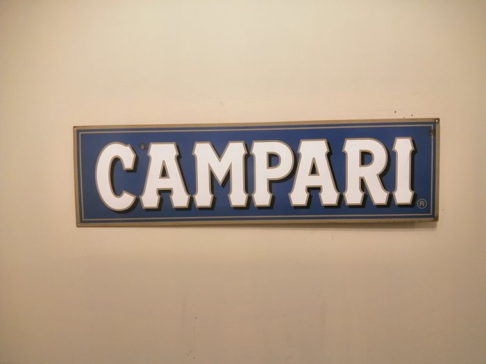 Campari Campari - Reklameplakat (1) - Campari - Jern (støbt/smeltet)