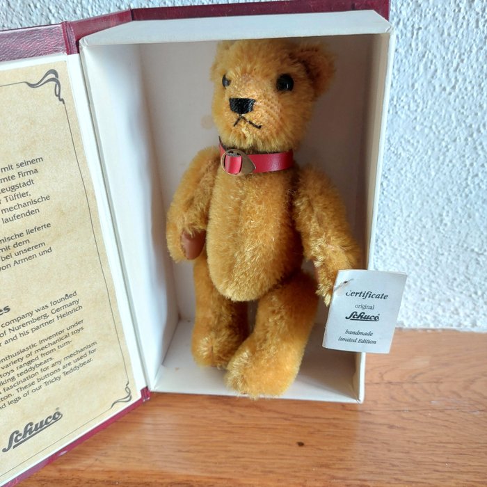 Schuco - Teddybeer Ours numéroté avec certificat - édition limitée - Duitsland