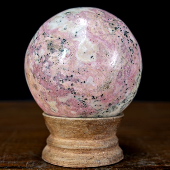 Very High Quality Rhodochrosite Sphere, Argentina- 418.76 g
