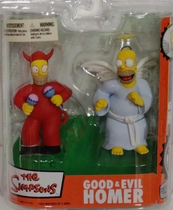McFarlane  - 戰士玩偶 Les Simpsons : Homer "Ange et Démon" - 2000-2010 - 美國