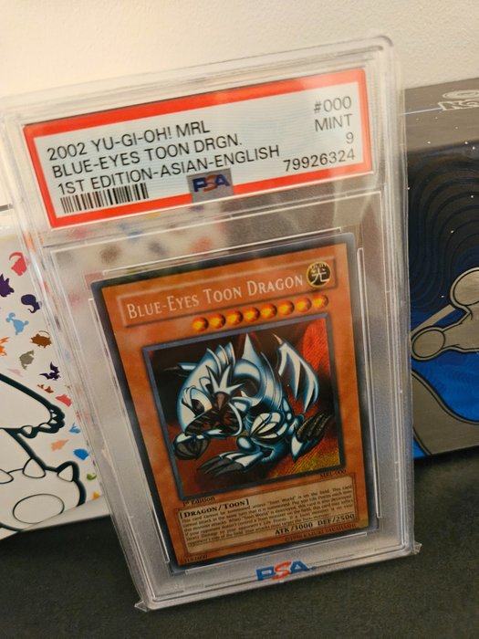 Yu-Gi-Oh - 1 Graded card - Blue Eyes Toon Dragon - PSA 9