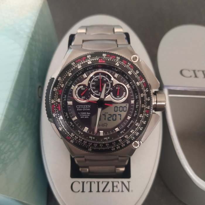 Citizen - eco drive promaster super chronograph - Zonder Minimumprijs - Heren - 2000-2010