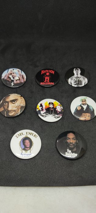 Collection thématique - Collection de 8 badges Death ROW 2006 - SuperSafe dimples merchandising Inc.