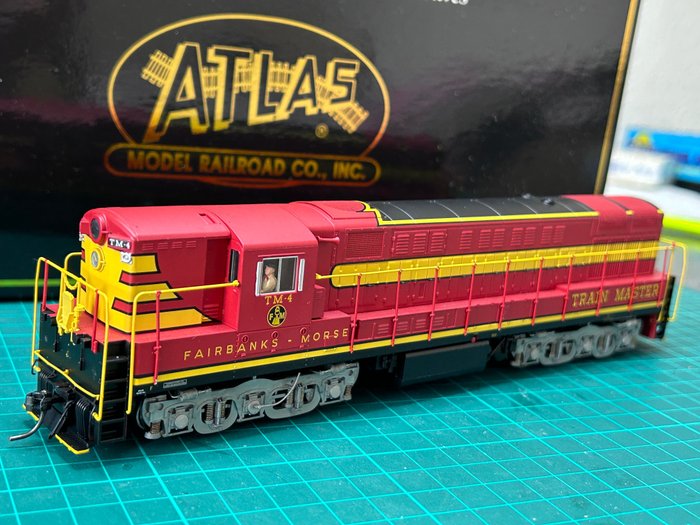 Atlas H0轨 - 7751 - 柴油内燃机车 (1) - 费尔班克斯莫尔斯电码演示器第 1a 阶段 - Fairbanks-Morse