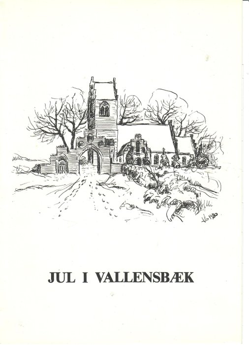 Dinamarca 1980/1994 - Edição excepcional e limitada, coleção de selos e cartões de Natal do Vallensbæk