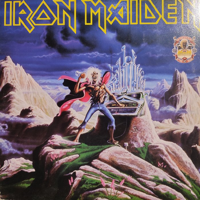 Iron Maiden - Double Vinyl Release of 2x Mxi's - Running Free & Run To The Hills - Maxisencillo de 12" - 1a Edición - 1990