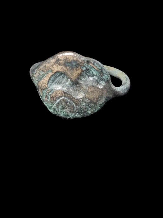 grekiska/romerska Brons Ring  (Utan reservationspris)