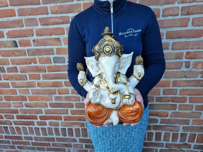 塑像, God Ganesha - 31 cm - 树脂