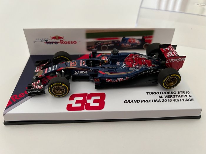 Minichamps 1:43 - 1 - 模型汽车 - Max Verstappen STR10 - Toro Rosso - 4th place GP USA