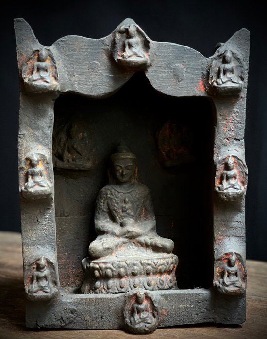 神龕 - 木, 陶瓷 - 1980-1990