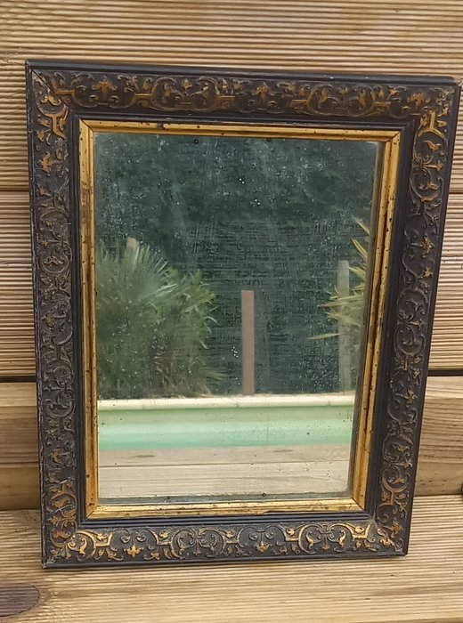镜子 (1) - 法国19世纪拿破仑三世风格  - 木, 镀金
