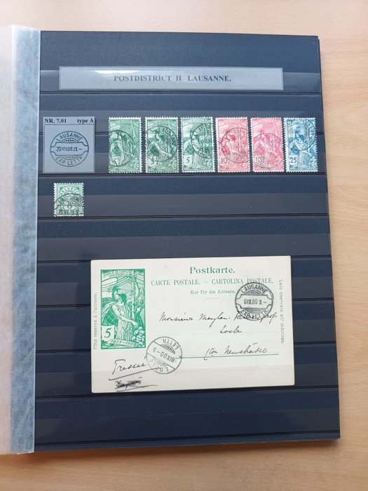 瑞士  - 拉希尔克林根邮票