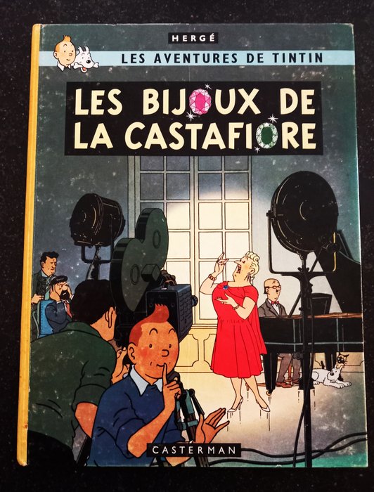 Tintin T21 - Les bijoux de la Castafiore (B34) - C - 1 Album - 第一版 - 1963